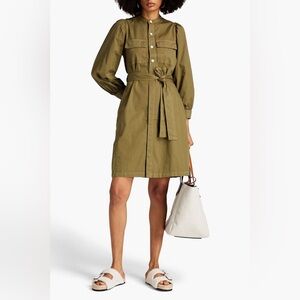 NWT ALEX MILL Jardin Shirt Dress in Bay Leaf
